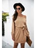 Ariel Tesoro Kleid in Beige