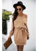 Ariel Tesoro Kleid in Beige