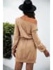 Ariel Tesoro Kleid in Beige
