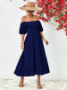Ariel Tesoro Kleid in Dunkelblau