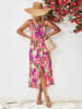 Ariel Tesoro Kleid in Lila/ Beige