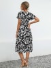 Ariel Tesoro Jurk zwart/wit