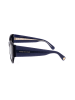 Tommy Hilfiger Damskie okulary przeciwsłoneczne w kolorze brązowo-błękitnym
