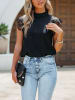 LA Angels Bluse in Schwarz