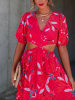 LA Angels Kleid in Rot