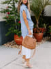 LA Angels Bluse in Hellblau