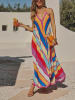 LA Angels Kleid in Rot/ Blau