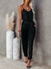 LA Angels Jumpsuit in Schwarz
