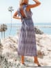 LA Angels Kleid in Blau/ Creme