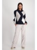 monari Pullover in Schwarz/ Creme