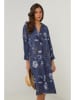 Le Monde du Lin Leinen-Kleid in Dunkelblau