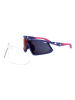 adidas Unisex-Sonnenbrille in Rot/ Dunkelblau