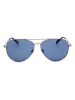 Levi's Uniseks zonnebril zilverkleurig/blauw