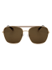 Polaroid Damen-Sonnenbrille in Gold/ Braun