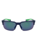 Polaroid Okulary przeciwsłoneczne unisex w kolorze czarno-niebieskim