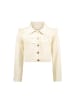 Le Chic Jeansjacke "Alysum" in Creme