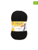 Regia 10er-Set: Wollgarne ''4fach Uni'' in Schwarz - 10x 50 g