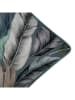 Mars & More Kissen "Milton" in Blau/ Beige - (L)45 x (B)45 cm
