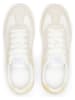 Marc O´Polo Leder-Sneakers in Weiß/ Beige/ Gelb