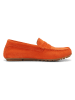 Marc O´Polo Leren mocassins oranje