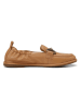 Marc O´Polo Leren mocassins lichtbruin
