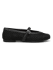 Marc O´Polo Leren ballerina's met bandje zwart