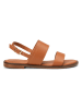 Marc O´Polo Leder-Sandalen in Hellbraun