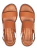 Marc O´Polo Leren sandalen lichtbruin