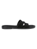 Marc O´Polo Leder-Pantoletten in Schwarz