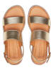 Marc O'Polo Shoes Leren sandalen goudkleurig