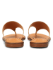 Marc O´Polo Leren teenslippers goudkleurig