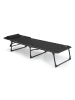Lifa Living Leżak ogrodowy w kolorze czarnym - 59 x 30 x 189 cm