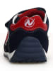 Naturino Leren sneakers "Sammy 2" zwart/donkerblauw/rood