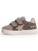 Naturino Leder-Sneakers "Pinn" in Hellbraun/ Gold