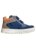 Naturino Leren sneakers "Mizar" blauw/oranje