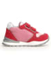 Naturino Leder-Sneakers "Roy" in Rot/ Rosa/ Weiß