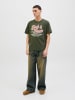 Jack & Jones Shirt "Jjelogo" kaki
