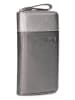 Zwei Geldbörse in Grau/ Silber - (B)11 x (H)20 x (T)3 cm