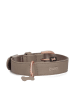 Zwei Halsband in Taupe - (L)50 cm