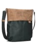 Zwei Umhängetasche in Dunkelgrün/ Beige - (B)31 x (H)32 x (T)12 cm