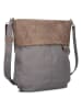 Zwei Umhängetasche in Grau/ Hellbraun - (B)31 x (H)32 x (T)13 cm