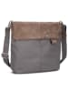 Zwei Umhängetasche in Grau/ Hellbraun - (B)25 x (H)23 x (T)10 cm