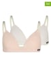 Skiny 2-delige set: beugelloze beha's beige