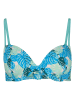 Skiny Biustonosz bikini w kolorze turkusowo-niebieskim
