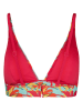 Skiny Biustonosz bikini w kolorze turkusowo-czerwonym