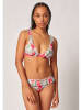 Skiny Bikini-Oberteil in Rot/ Grün/ Beige