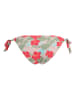 Skiny Bikini-Hose in Rot/ Grün/ Beige