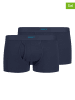 Skiny 2er-Set: Boxershorts in Dunkelblau