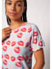 Skiny Nachthemd in Hellblau/ Rot