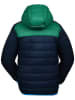 Peek U All-season doorgestikte jas "Caspian" groen/donkerblauw
